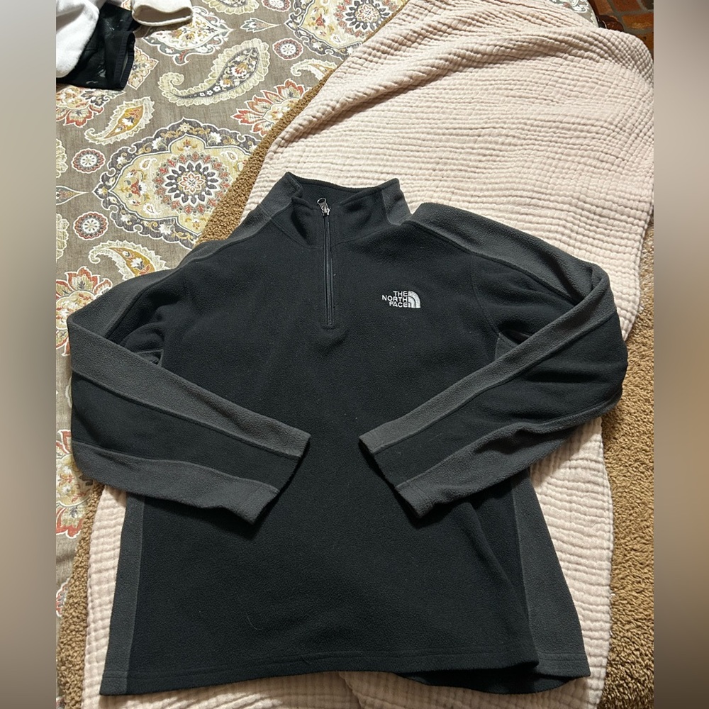 Boys north face half zip jacket